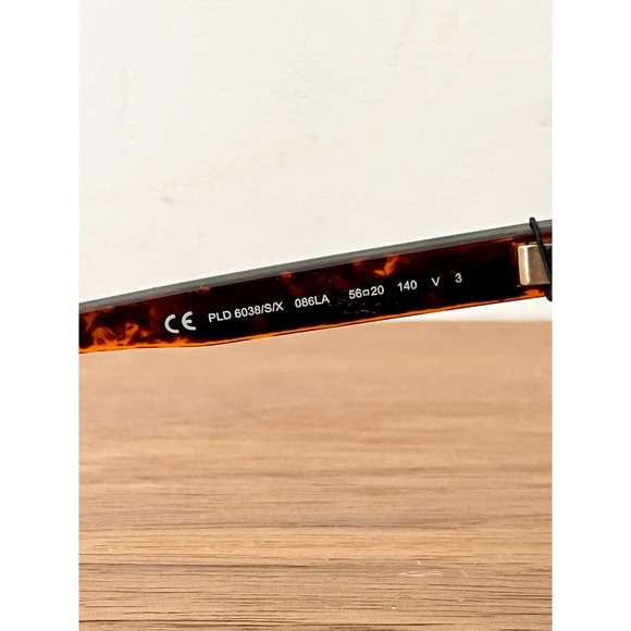 NWT Polaroid Full Rim Cat Eye Sunglasses Brown Unisex PLD 6038/S/X - Picture 7 of 8